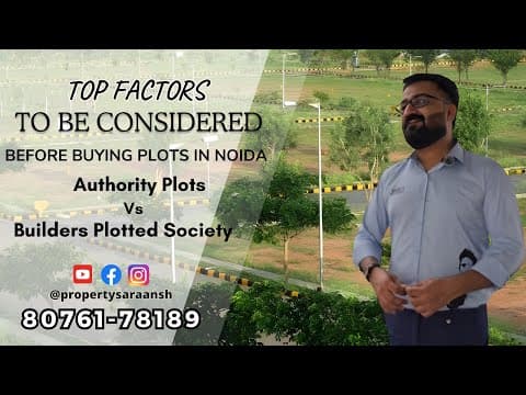 Plots in Noida Top Factors to be considered
