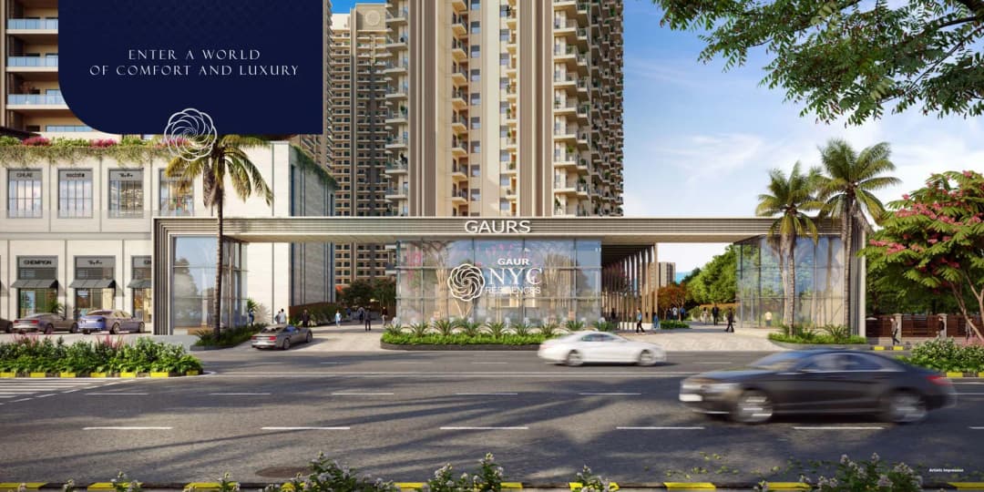 Gaur NYC Residences Wave City Ghaziabad — clubhouse