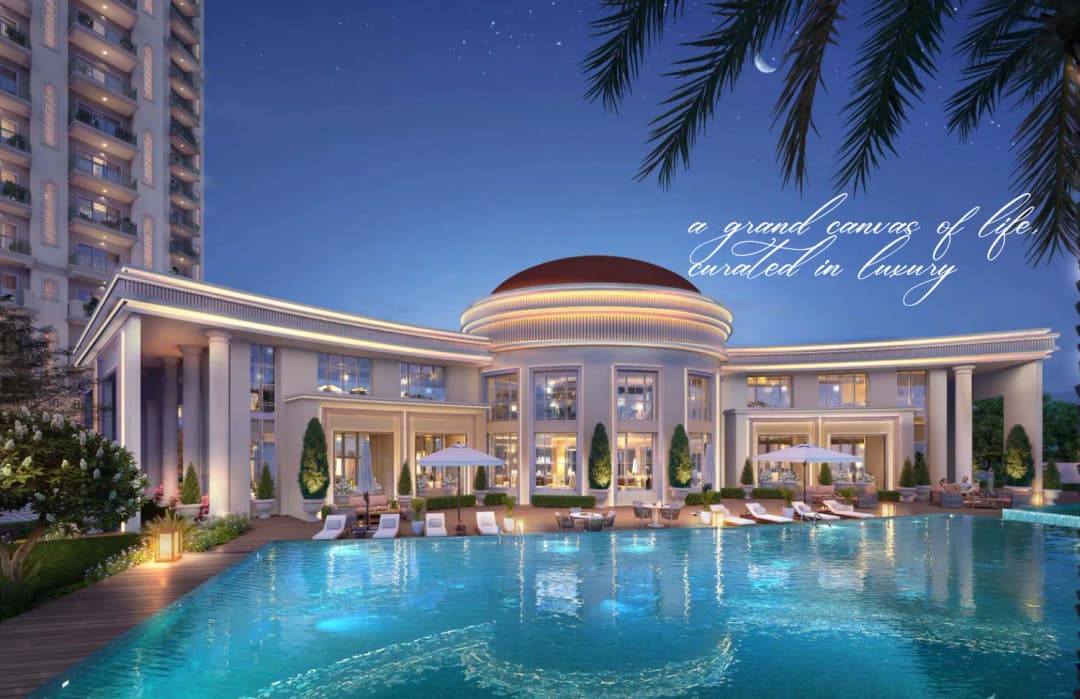 Nimbus Arista Luxe Sector 168 Noida — clubhouse and pool