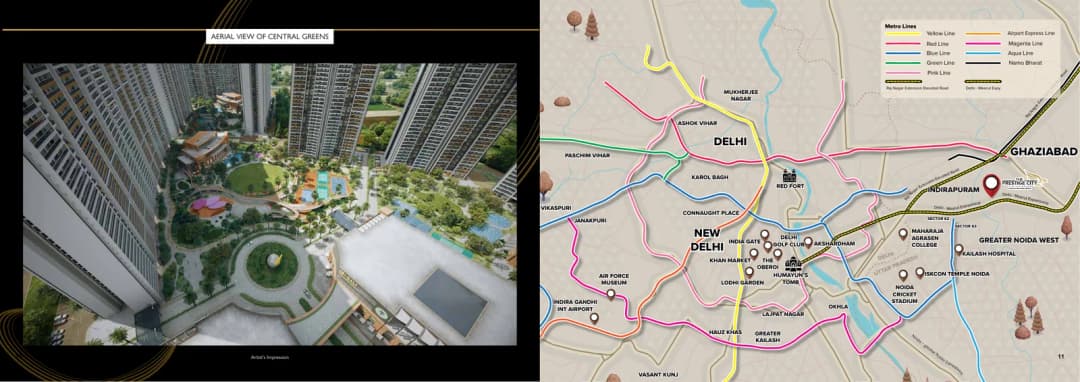 The Prestige City Siddharth Vihar Ghaziabad — NH-24 connectivity
