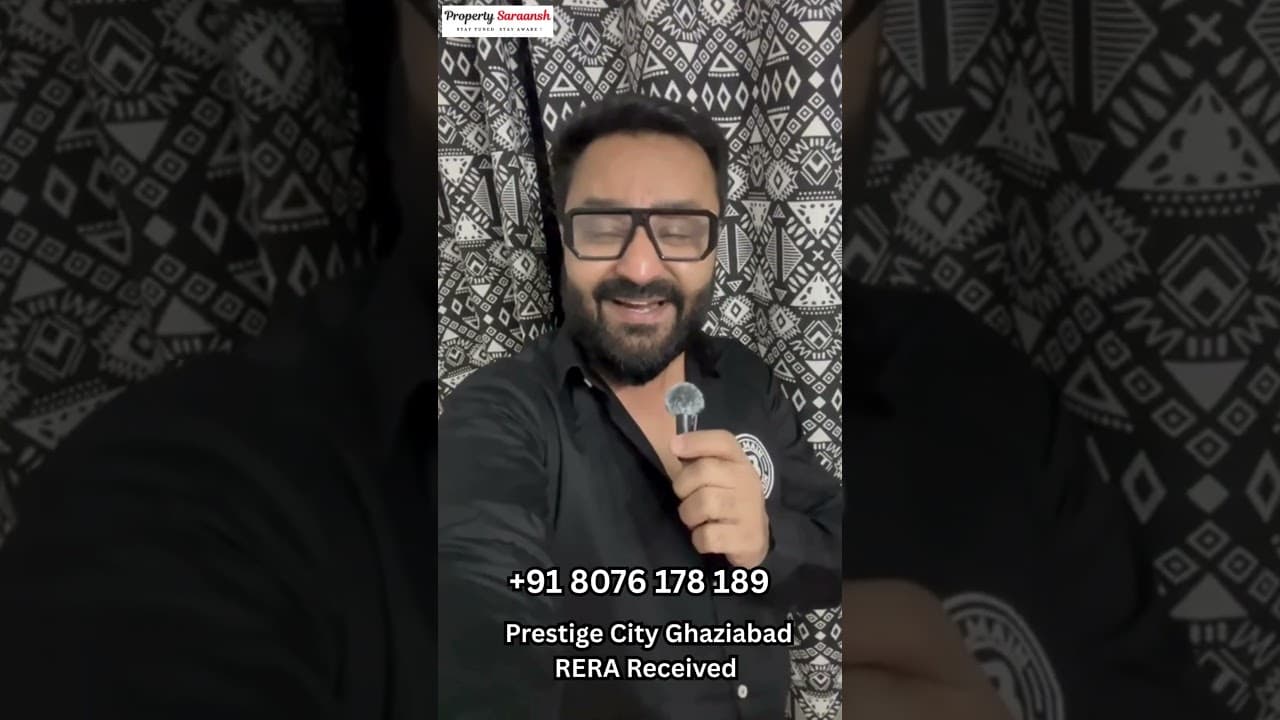 Prestige city Ghaziabad RERA Received #prestigesiddharthvihar #prestigeghaziabad