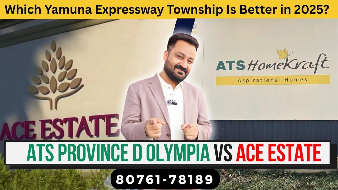 ATS Province D Olympia vs ACE Estate | Best Yamuna Expressway Plotted Township?